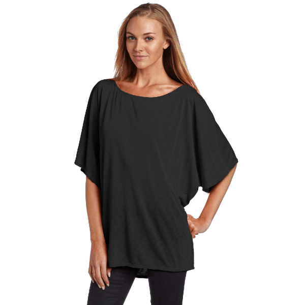 Women's Short Sleeve Off Shoulder Dolman Shirt