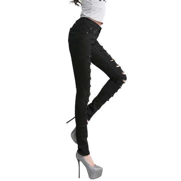 Ripped Jeans Denim Jeggings Trousers Skinny - Image 2